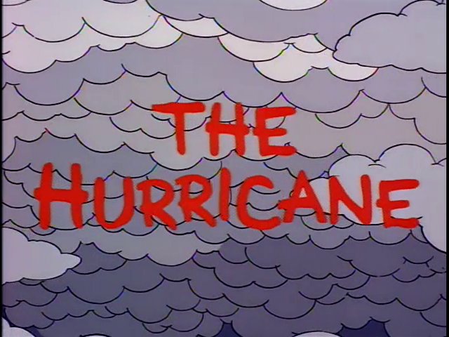 Simpsons Did It: Hurricane Edition